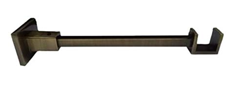 Sento 20/20mm Messing Antik Zusammenstellung Gardinenstangen Erstellen Vorhangstange 1x 1-läufig Wandhalter 20/20mm von Sento