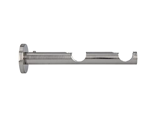 Sento Metall Zubehör für Ø 16 mm Gardinenstangen in Edelstahl Optik Ø 16/16mm Wandhalter Modern von Sento