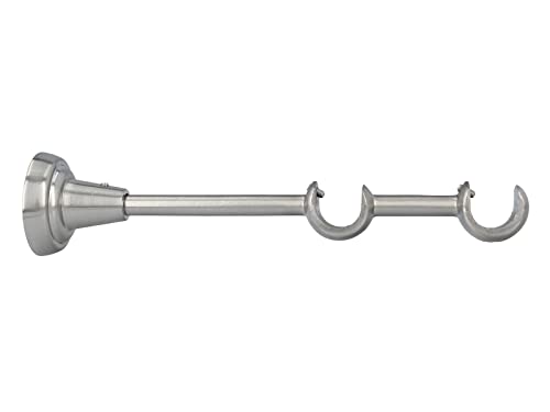 Sento Metall Zubehör für Ø 16 mm Gardinenstangen in Edelstahl Optik Ø 16/16mm Wandhalter Sento Metall Zubehör für Ø 16 mm Gardinenstangen in Edelstahl Optik Ø 16/16mm Wandhalter von Sento