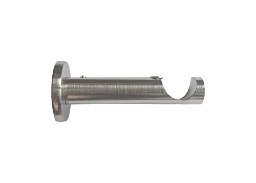 Sento Metall Zubehör für Ø 16 mm Gardinenstangen in Edelstahl Optik Ø 16mm Wandhalter Modern von Sento