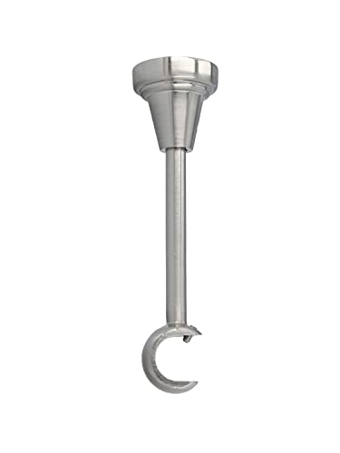 Sento Metall Zubehör für Ø 19 mm Gardinenstangen in Edelstahl Optik Ø 19mm Deckenhalter von Sento
