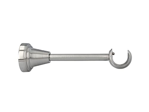 Sento Metall Zubehör für Ø 19 mm Gardinenstangen in Edelstahl Optik Ø 19mm Wandhalter von Sento