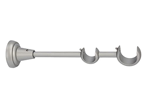 Sento Metall Zubehör für Ø 25 mm Gardinenstangen in Chrom Matt Ø 25/19mm Wandhalter Sento Metall Zubehör für Ø 25 mm Gardinenstangen in Chrom Matt Ø 25/19mm Wandhalter von Sento