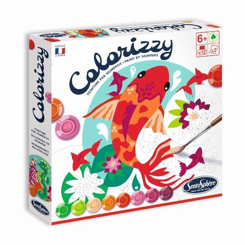 Sentosphère 3904502 Colorizzy, Malen nach Zahlen, Malset für Kinder, Motiv: Papagei, Bastelset, Kreativ-Set, DIY Sentosphère 3904502 Colorizzy, Malen nach Zahlen, Malset für Kinder, Motiv: Papagei, Bastelset, Kreativ-Set, DIY von Sentosphere