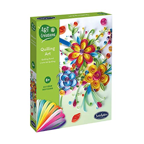 Sentosphere 3920530 Bastelset Quilling Blumen, Kreativ-Set für Kinder und Erwachsene, DIY, Blumen zum Selbermachen Sentosphere 3920530 Bastelset Quilling Blumen, Kreativ-Set für Kinder und Erwachsene, DIY, Blumen zum Selbermachen von Sentosphere