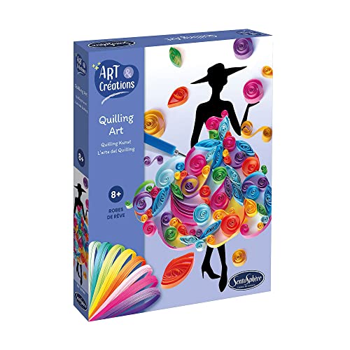Sentosphere 3920540 Bastelset Quilling Art Kleid, Kreativ-Set für Kinder und Erwachsene, DIY, Papierbasteln, Fashion, Mode Sentosphere 3920540 Bastelset Quilling Art Kleid, Kreativ-Set für Kinder und Erwachsene, DIY, Papierbasteln, Fashion, Mode von Sentosphere
