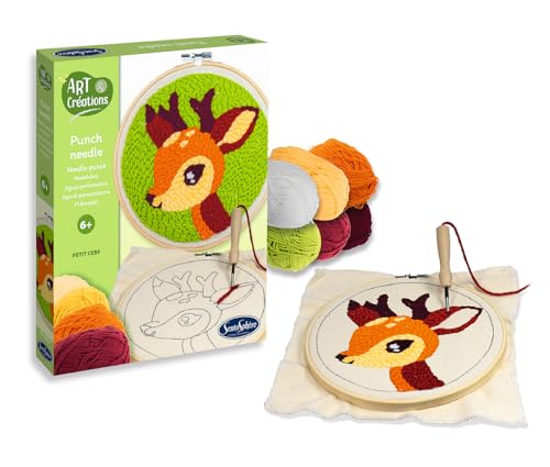 Sentosphère ART & CREATIONS - Punch Needle Kleiner Hirsch - Kreativset für Kinder - Punch Needle Einführung ab 6 Jahren - Spielerisch und beruhigend Stickset - 20551 Sentosphère ART & CREATIONS - Punch Needle Kleiner Hirsch - Kreativset für Kinder - Punch Needle Einführung ab 6 Jahren - Spielerisch und beruhigend Stickset - 20551 von Sentosphere