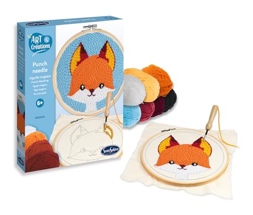 Sentosphère - Punch Needle Fuchs - Kreativset für Kinder - Sticheinführung ab 6 Jahren - Stickbild - Entspannung und Präzision - 20552 Sentosphère - Punch Needle Fuchs - Kreativset für Kinder - Sticheinführung ab 6 Jahren - Stickbild - Entspannung und Präzision - 20552 von Sentosphere