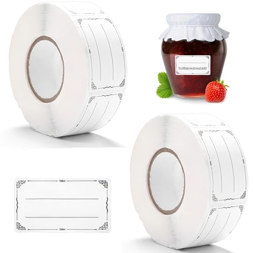 1200 Stück Etiketten Selbstklebend,Marmeladen Etiketten Selbstklebend,Kebeetiketten zum Beschriften, Lebensmitteletiketten-Aufkleber,Gefrieretiketten für Gläser, Marmelade, Flaschen 1200 Stück Etiketten Selbstklebend,Marmeladen Etiketten Selbstklebend,Kebeetiketten zum Beschriften, Lebensmitteletiketten-Aufkleber,Gefrieretiketten für Gläser, Marmelade, Flaschen von Senyanoe