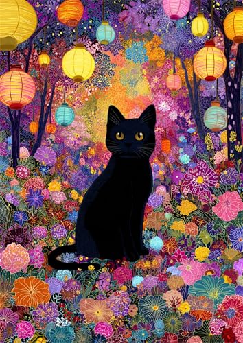 Malen Nach Zahlen Erwachsene mit Rahmen,Gartennachtkatze malen nach zahlen Set mit Pinseln und Acrylpigment,Paint by Numbers DIY Handgemalt Ölgemälde Leinwand kits für Home Décor 30x40cm Malen Nach Zahlen Erwachsene mit Rahmen,Gartennachtkatze malen nach zahlen Set mit Pinseln und Acrylpigment,Paint by Numbers DIY Handgemalt Ölgemälde Leinwand kits für Home Décor 30x40cm von Senyanr