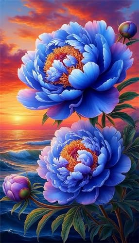 Senyanr 5D Zwielichtmeer-Hibiskus Diamond Painting Runder Steine 40x90cm,Diamond Painting Set für Erwachsene Anfänger Strass Stickerei Diamant Painting Bilder Crystal Art Bastelset Senyanr 5D Zwielichtmeer-Hibiskus Diamond Painting Runder Steine 40x90cm,Diamond Painting Set für Erwachsene Anfänger Strass Stickerei Diamant Painting Bilder Crystal Art Bastelset von Senyanr