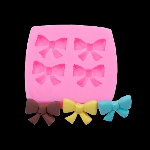 Ribbons cute bows sugar chocolate silicone molds (17-575) von Senzooe