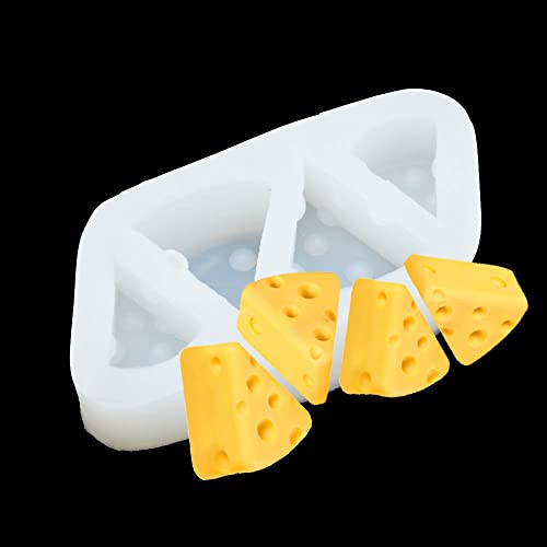 Senzooe Creative Cheese Silicone Mold Baking Sugar Cake Chocolate Decoration (4 Cavity) von Senzooe
