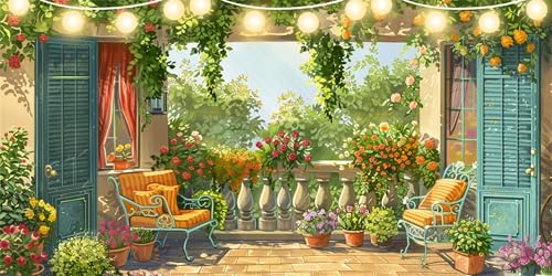 Diamond Painting Erwachsene Blume Diamond Painting Kinder Balkon Full 5D Diamant Paintings Bilder, Mosaikherstellung Bastelset Kinder für ab 10 Jahre, Malen Nach Zahlen für Zimmer Deko 40x80cm FD-1113 Diamond Painting Erwachsene Blume Diamond Painting Kinder Balkon Full 5D Diamant Paintings Bilder, Mosaikherstellung Bastelset Kinder für ab 10 Jahre, Malen Nach Zahlen für Zimmer Deko 40x80cm FD-1113 von Sepeoha