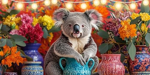 Diamond Painting Erwachsene Koala Diamond Painting Kinder Vase Full DIY Diamant Paintings Bilder, Mosaikherstellung Bastelset Kinder für ab 10 Jahre, Malen Nach Zahlen für Zimmer Deko 55x110cm FD-815 Diamond Painting Erwachsene Koala Diamond Painting Kinder Vase Full DIY Diamant Paintings Bilder, Mosaikherstellung Bastelset Kinder für ab 10 Jahre, Malen Nach Zahlen für Zimmer Deko 55x110cm FD-815 von Sepeoha