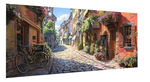 Diamond Painting Fahrrad Diamond Painting Erwachsene Haus Diamant Paintings Erwachsene Groß 60x120cm, Diamant Malerei Art Kits, Cross Stitch Stickerei Kunsthandwerk für Wanddeko Wohnzimmer FD-8226 Diamond Painting Fahrrad Diamond Painting Erwachsene Haus Diamant Paintings Erwachsene Groß 60x120cm, Diamant Malerei Art Kits, Cross Stitch Stickerei Kunsthandwerk für Wanddeko Wohnzimmer FD-8226 von Sepeoha
