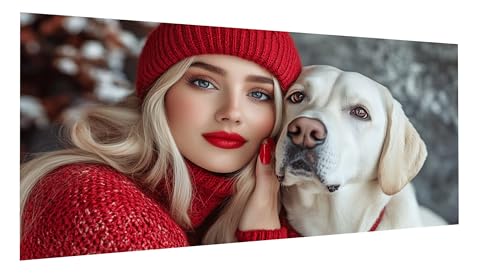 Diamond Painting Hund Diamond Painting Erwachsene Frau Diamant Paintings Erwachsene Groß 80x160cm, Diamant Malerei Art Kits, Cross Stitch Stickerei Kunsthandwerk für Deko Wohnzimmer, Geschenke FD-8648 Diamond Painting Hund Diamond Painting Erwachsene Frau Diamant Paintings Erwachsene Groß 80x160cm, Diamant Malerei Art Kits, Cross Stitch Stickerei Kunsthandwerk für Deko Wohnzimmer, Geschenke FD-8648 von Sepeoha