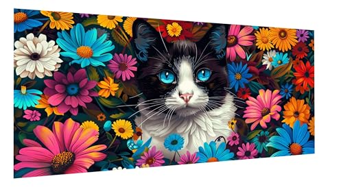 Diamond Painting Katze Diamond Painting Erwachsene Chrysantheme Diamant Paintings Erwachsene Groß 70x140cm, 5D Diamant Malerei Art Kits, Cross Stitch Stickerei Kunsthandwerk für Deko Wohnzimmer FD-847 Diamond Painting Katze Diamond Painting Erwachsene Chrysantheme Diamant Paintings Erwachsene Groß 70x140cm, 5D Diamant Malerei Art Kits, Cross Stitch Stickerei Kunsthandwerk für Deko Wohnzimmer FD-847 von Sepeoha