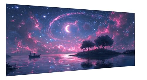 Diamond Painting Lila Diamond Painting Erwachsene Sternenhimmel Diamant Paintings Erwachsene Groß 70x140cm, Diamant Malerei Art Kits, Cross Stitch Stickerei Kunsthandwerk für Deko Wohnzimmer FD-9787 Diamond Painting Lila Diamond Painting Erwachsene Sternenhimmel Diamant Paintings Erwachsene Groß 70x140cm, Diamant Malerei Art Kits, Cross Stitch Stickerei Kunsthandwerk für Deko Wohnzimmer FD-9787 von Sepeoha