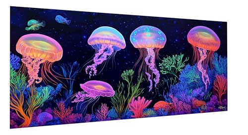 Diamond Painting Qualle Diamond Painting Erwachsene Algen Diamant Paintings Erwachsene Groß 70x140cm, Diamant Malerei Art Kits, Cross Stitch Stickerei Kunsthandwerk für Wanddeko Wohnzimmer FD-1067 Diamond Painting Qualle Diamond Painting Erwachsene Algen Diamant Paintings Erwachsene Groß 70x140cm, Diamant Malerei Art Kits, Cross Stitch Stickerei Kunsthandwerk für Wanddeko Wohnzimmer FD-1067 von Sepeoha