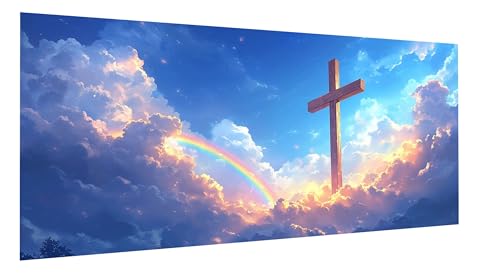 Diamond Painting Regenbogen Diamond Painting Erwachsene Weiße Wolke Diamant Paintings Erwachsene Groß 50x100cm, Diamant Malerei Art Kits, Cross Stitch Stickerei Kunsthandwerk für Zimmer Deko FD-8544 Diamond Painting Regenbogen Diamond Painting Erwachsene Weiße Wolke Diamant Paintings Erwachsene Groß 50x100cm, Diamant Malerei Art Kits, Cross Stitch Stickerei Kunsthandwerk für Zimmer Deko FD-8544 von Sepeoha