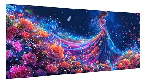 Diamond Painting Rose Diamond Painting Erwachsene Schönheit Diamant Paintings Erwachsene Groß 40x80cm, Diamant Malerei Art Kits, Cross Stitch Stickerei Kunsthandwerk für Wanddeko Wohnzimmer FD-863 Diamond Painting Rose Diamond Painting Erwachsene Schönheit Diamant Paintings Erwachsene Groß 40x80cm, Diamant Malerei Art Kits, Cross Stitch Stickerei Kunsthandwerk für Wanddeko Wohnzimmer FD-863 von Sepeoha