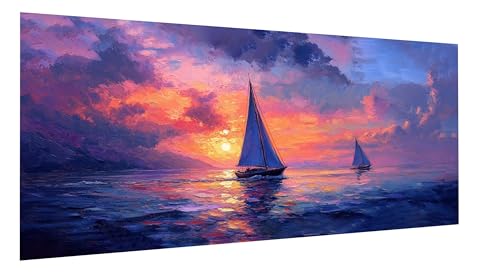 Diamond Painting Segelboot Diamond Painting Erwachsene Meer Diamant Paintings Erwachsene Groß 100x200cm, Diamant Malerei Art Kits, Cross Stitch Stickerei Kunsthandwerk für Wanddeko Wohnzimmer FD-9530 Diamond Painting Segelboot Diamond Painting Erwachsene Meer Diamant Paintings Erwachsene Groß 100x200cm, Diamant Malerei Art Kits, Cross Stitch Stickerei Kunsthandwerk für Wanddeko Wohnzimmer FD-9530 von Sepeoha