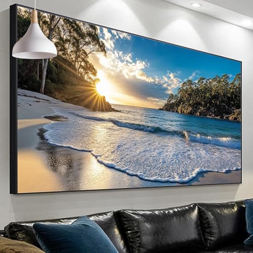Diamond Painting Strand Diamond Painting Erwachsene, 5D Sonnenaufgang Diamant Paintings Bilder Kinder, DIY Diamant Paintings Diamonds Crystal Art Wall Decoration Geschenke für Frauen 120x40cm SP-791 Diamond Painting Strand Diamond Painting Erwachsene, 5D Sonnenaufgang Diamant Paintings Bilder Kinder, DIY Diamant Paintings Diamonds Crystal Art Wall Decoration Geschenke für Frauen 120x40cm SP-791 von Sepeoha