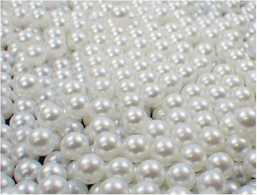 1000 Perlen Dekoperlen Kunstperlen Dekoratiosnperlen Kunststoffperlen 5 mm (5mm) von Sepkina