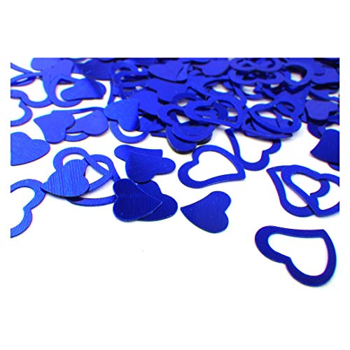 Herzen Herzchen Herze Love Hochzeit Tischdeko Streudeko Konfetti blau (Blue, 200) von Sepkina