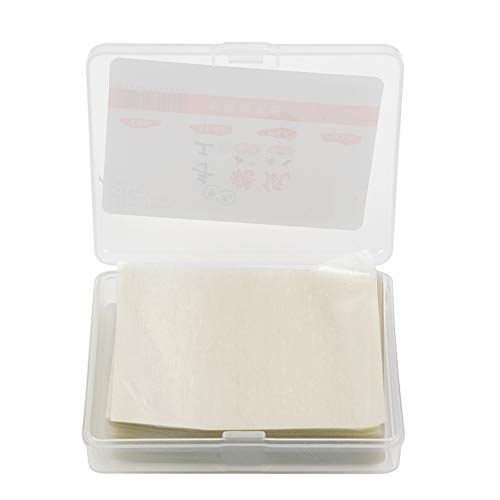 Septpenta 500 Stück Handgefertigte Nougat Bonbonpapiere, Essbares Reis Oblatenpapier, Wachspapier, Bonbonpapier für Karamell, Toffee, Nougat, Snacks, Lutscher von Septpenta