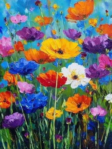 Diamond Painting Erwachsene Traumlandschaft Diamant Painting Bilder Full Drill, Diamants Strass Kristall Stickerei Leinwand, Daimant Malerei Kinder Bastelset für Geschenk und Als Wanddeko 50x70cm Z613 von Sepwougg