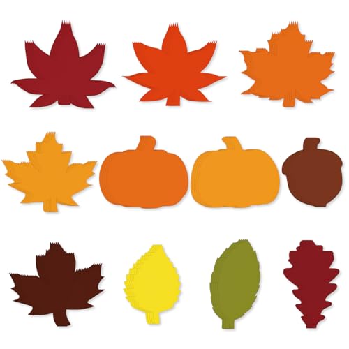 Herbst-Papierblätter-Ausschnitte für Klassenzimmer, Pinnwand, 55 Stück, Herbstblätter zum Basteln, Dekoration, Herbst-Ahornblatt-Ausschnitte für Wand, Papp-Kürbis-Ausschnitte für Bastelarbeiten Herbst-Papierblätter-Ausschnitte für Klassenzimmer, Pinnwand, 55 Stück, Herbstblätter zum Basteln, Dekoration, Herbst-Ahornblatt-Ausschnitte für Wand, Papp-Kürbis-Ausschnitte für Bastelarbeiten von Sereliy
