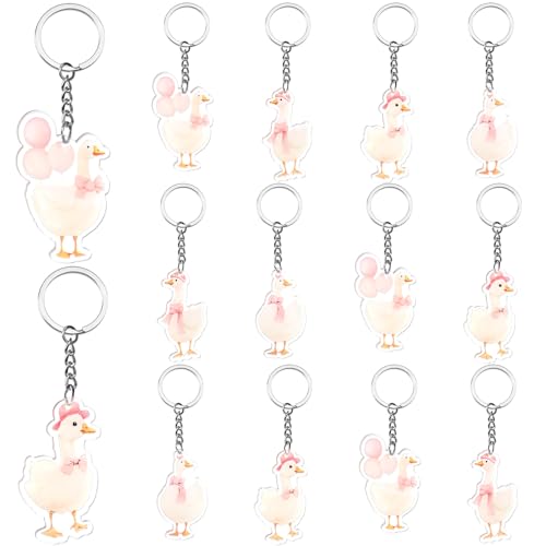 Serencatcher Silly Goose Partygeschenke, 12 Stück, rosa, alberne Gänse, Schlüsselanhänger, Taschenfüller für eine alberne Gans, Geburtstag, Babyparty, Geschlechtsoffenbarung, Party-Dekorationen Serencatcher Silly Goose Partygeschenke, 12 Stück, rosa, alberne Gänse, Schlüsselanhänger, Taschenfüller für eine alberne Gans, Geburtstag, Babyparty, Geschlechtsoffenbarung, Party-Dekorationen von Serencatcher