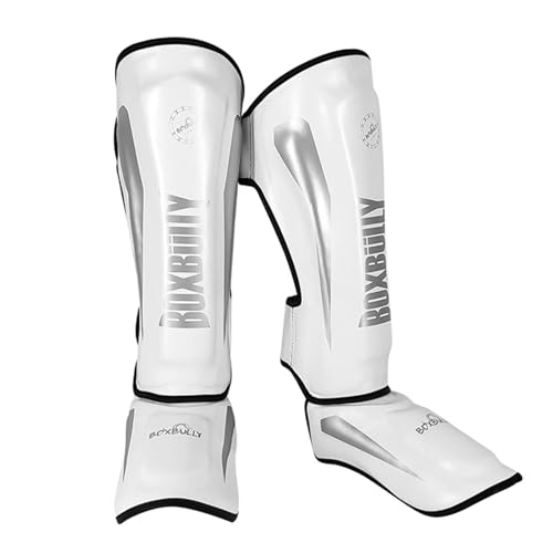 Schienbeinschoner Kickboxen,Kickboxen SchienbeinschüTzer,Schienbeinschoner Kickboxen,Leder Schienbeinschützer Thaiboxen Kampfsport Muay Thai Spannschützer,Gepolstert,Stoßdämpfung Schienbeinschoner Kickboxen,Kickboxen SchienbeinschüTzer,Schienbeinschoner Kickboxen,Leder Schienbeinschützer Thaiboxen Kampfsport Muay Thai Spannschützer,Gepolstert,Stoßdämpfung von Serenitison