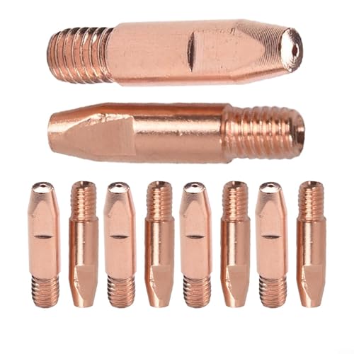 Professionelle Packung mit 10 Stück für Schweißbrennerdüsen aus robustem rotem Kupfermaterial (0,030 (0,8 mm)) von Serenophile