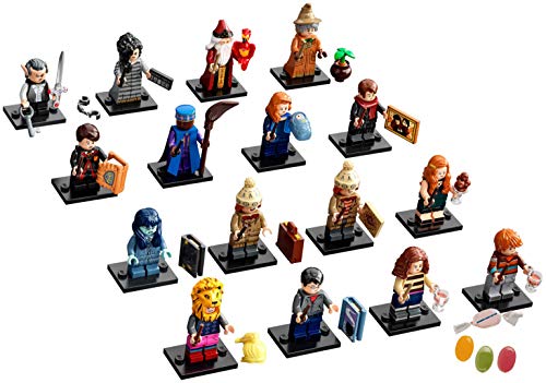 Serie 2 Lego® 71028 Harry Potter™ Minifiguren alle 16 Verschiedene Figurn zusätzlich 1 x Sticker-und-co Fruchtmix Bonbon von Serie 2