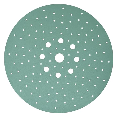 Serious Grit - 225 mm 9-Loch-Schleifscheiben mit Körnung 120 – passend für Festool Planex LHS 225 Schleifmaschinen – robuste Klettfolien-Schleifmittel – staubfreies Mehrloch-Trockenbau-Schleifpapier Serious Grit - 225 mm 9-Loch-Schleifscheiben mit Körnung 120 – passend für Festool Planex LHS 225 Schleifmaschinen – robuste Klettfolien-Schleifmittel – staubfreies Mehrloch-Trockenbau-Schleifpapier von Serious Grit