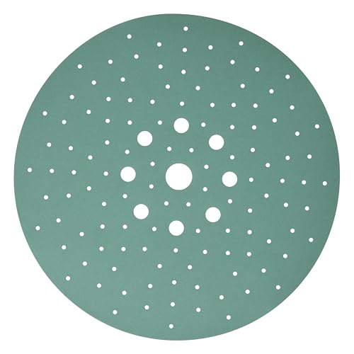 Serious Grit - 225 mm 9-Loch-Schleifscheiben mit Körnung 220 – passend für Festool Planex LHS 225 Schleifmaschinen – robuste Klettfolien-Schleifmittel – staubfreies Mehrloch-Trockenbau-Schleifpapier Serious Grit - 225 mm 9-Loch-Schleifscheiben mit Körnung 220 – passend für Festool Planex LHS 225 Schleifmaschinen – robuste Klettfolien-Schleifmittel – staubfreies Mehrloch-Trockenbau-Schleifpapier von Serious Grit