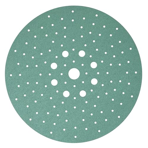 Serious Grit - 225 mm 9-Loch-Schleifscheiben mit Körnung 60 – passend für Festool Planex LHS 225 Schleifmaschinen – robuste Klettfolien-Schleifmittel – staubfreies Mehrloch-Trockenbau-Schleifpapier Serious Grit - 225 mm 9-Loch-Schleifscheiben mit Körnung 60 – passend für Festool Planex LHS 225 Schleifmaschinen – robuste Klettfolien-Schleifmittel – staubfreies Mehrloch-Trockenbau-Schleifpapier von Serious Grit