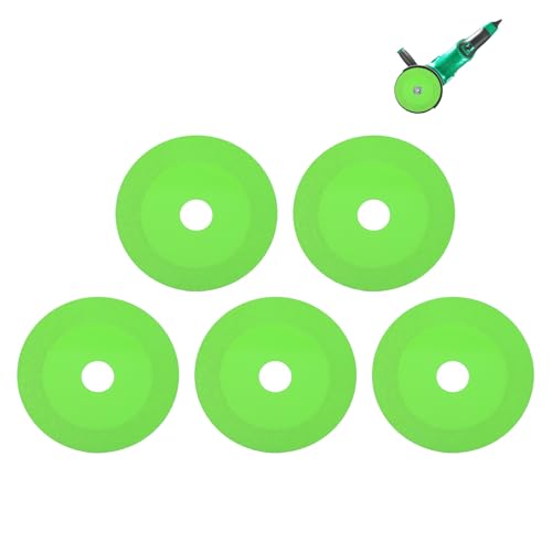 Serlium 5 Stück Glastrennscheibe für Winkelschleifer, Geringer Geräuschpegel 1mm Schneidklinge, Ultradünnes Sägeblatt Trennscheiben für Glaskeramik Jade Kristall Flaschen Serlium 5 Stück Glastrennscheibe für Winkelschleifer, Geringer Geräuschpegel 1mm Schneidklinge, Ultradünnes Sägeblatt Trennscheiben für Glaskeramik Jade Kristall Flaschen von Serlium