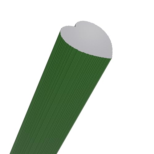 SERSCH 125X Stück Steckdraht in verschiedenen Größen und Farben - robuster Kerzendraht - Ideal für Bastelarbeiten sowie zum Binden von Kränzen - 35cm lang im Beutel (0,5mm, Grün) von Sersch