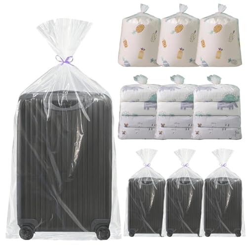 Sertay 10 Stück Extra Große Aufbewahrungstasche, Wiederverwendbare Umzugstaschen, Durchsichtige Plastiktüten Groß, Geeignet für die Aufbewahrung von Kleidung, Bettwäsche, Gartenmöbeln von Sertay