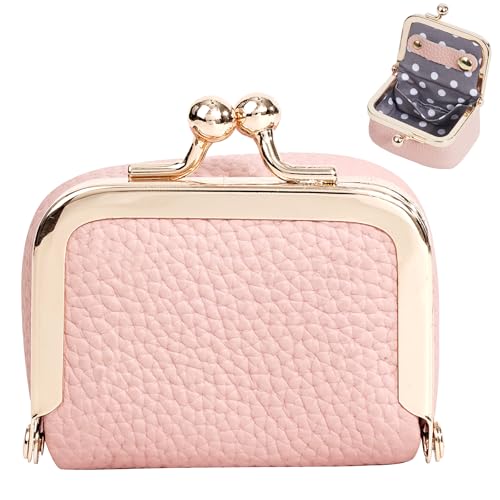 Sertay Mini Schmuckschatulle, Tragbare Schmuckschatulle Klein, Pu Mini Schmucketui Tragbzar, Jewelry Organizer Travel, Geeignet für Ihre Freundin, Frau, Mutter, Tochter und Freunde von Sertay