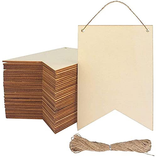 Sertay Unbehandelte Holzschilder, 24 Stück Blanko Holzscheiben, Hängende Holzschilder, Mit Schnur, für Herstellung Verschiedener Dekorationen für Hochzeiten, Partys, Feiertage, Weihnachten und Zuhause Sertay Unbehandelte Holzschilder, 24 Stück Blanko Holzscheiben, Hängende Holzschilder, Mit Schnur, für Herstellung Verschiedener Dekorationen für Hochzeiten, Partys, Feiertage, Weihnachten und Zuhause von Sertay