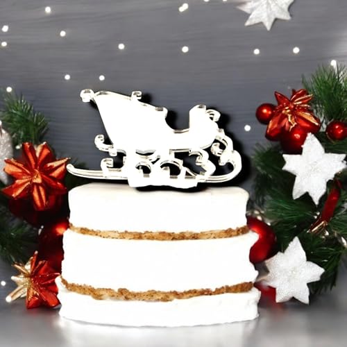 Servewell Tortenaufsatz mit Weihnachtsmann-Schlitten, 15 cm Servewell Tortenaufsatz mit Weihnachtsmann-Schlitten, 15 cm von Servewell