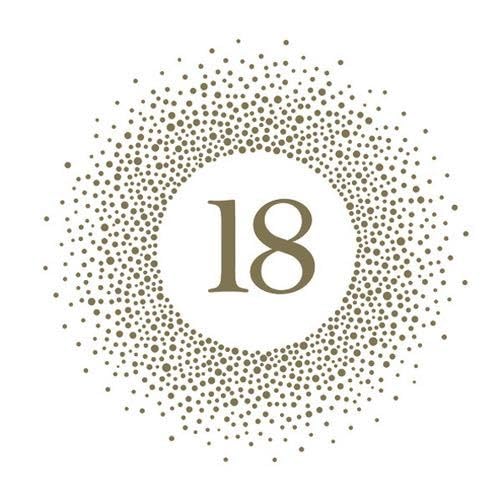 20 Servietten 18 im goldenen Kreis | Geburtstag | Jubil?um | Tischdeko 33x33cm 20 Servietten 18 im goldenen Kreis | Geburtstag | Jubil?um | Tischdeko 33x33cm von Servietten Geburtstag