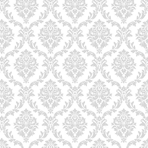 20 Servietten Elegante Ornamente silber/Hochzeit/Muster/Fest/Feier/Weihnachten 33x33cm von Serviettenshop