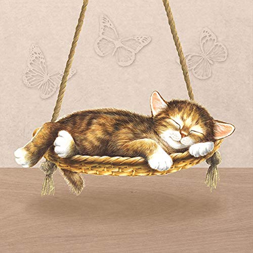 20 Servietten Tr?umende Katze als Tischdeko oder zum Basteln mit Serviettentechnik 33x33cm 20 Servietten Tr?umende Katze als Tischdeko oder zum Basteln mit Serviettentechnik 33x33cm von Servietten Tiere