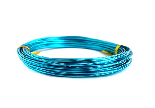 Aluminium Draht 1,5 mm - 10 Meter (hellblau) von Sescha